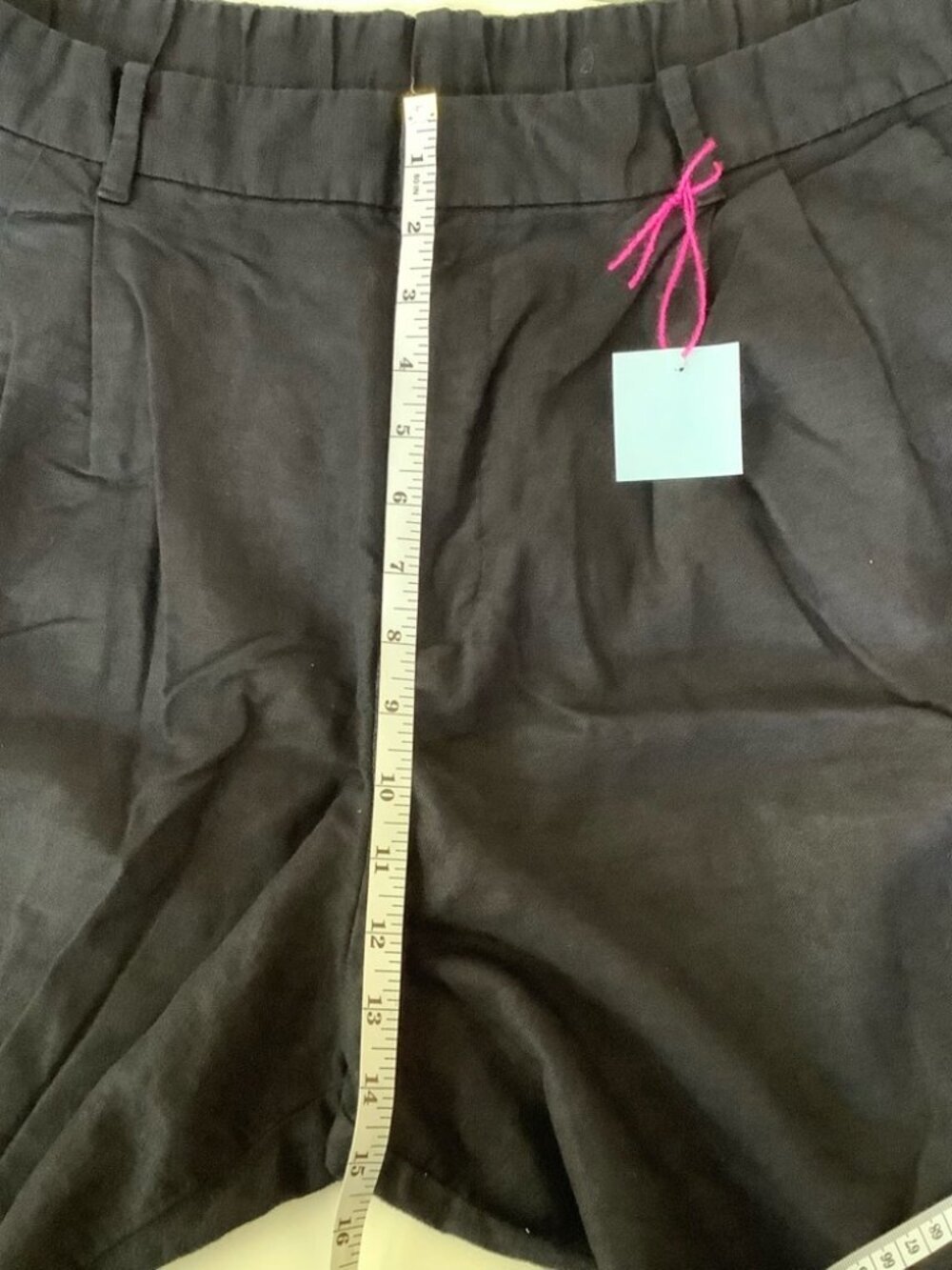 Gap Black Linen Rayon Wide Leg High Waist Trousers 16 - Picture 3 of 7